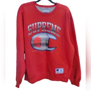 Supreme x Champion collab crewneck